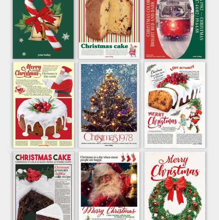 クリスマス ポスター ［46種］