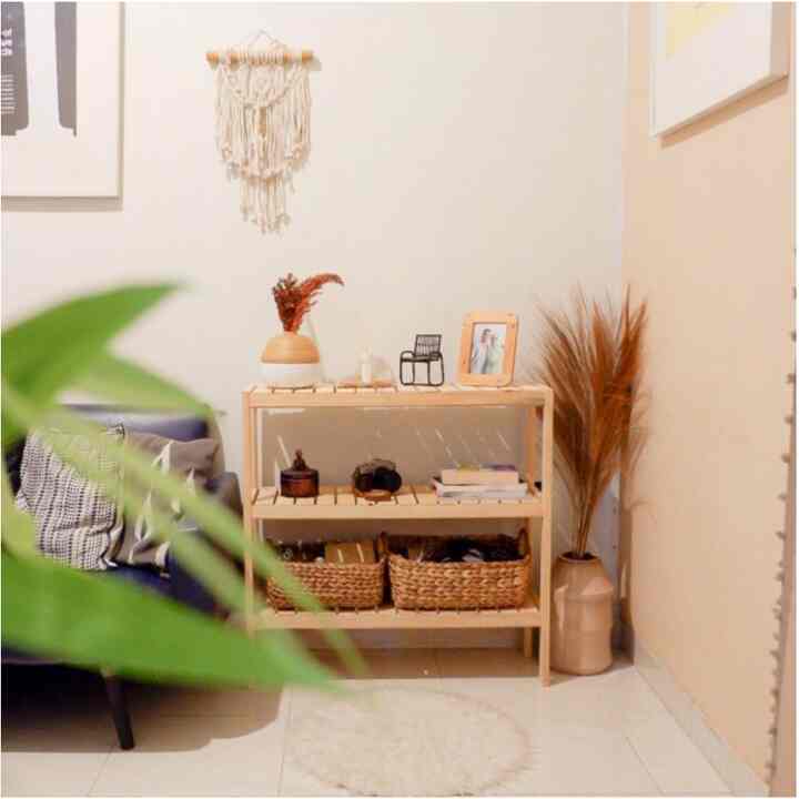 Rak sepatu 3 susun model papan