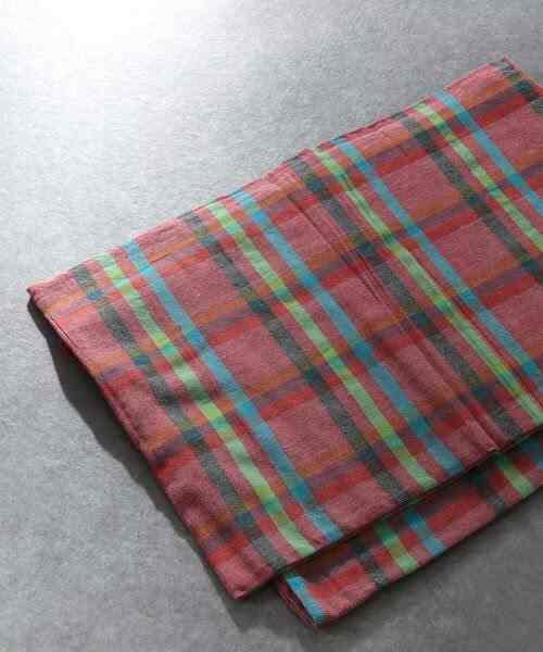 マドラスチェック柄マルチカバー［3色］