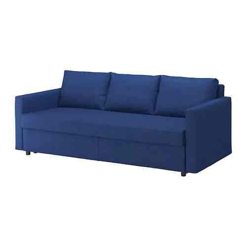 Friheten Sofa tempat tidur 3 dudukan, skiftebo biru