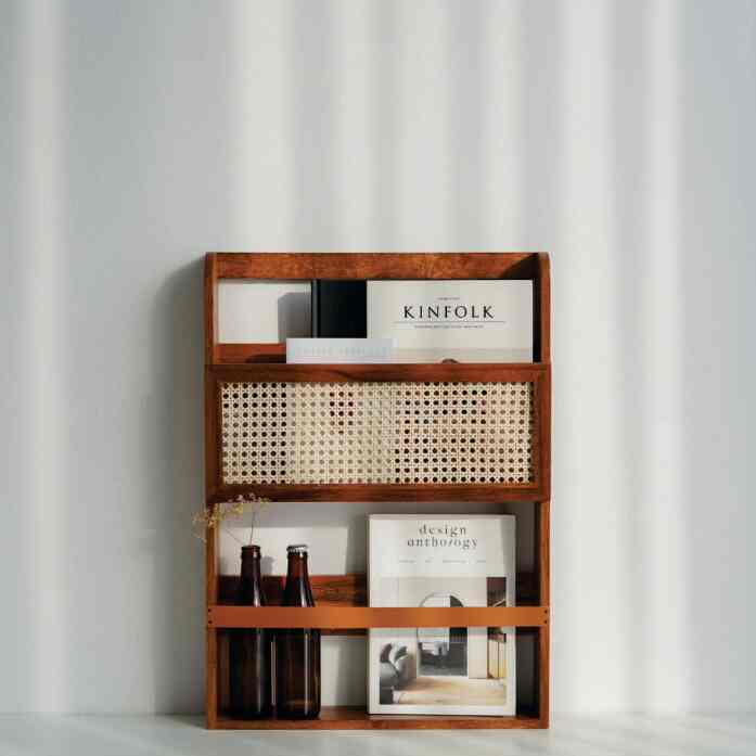 Adeola - Rak Majalah Kayu