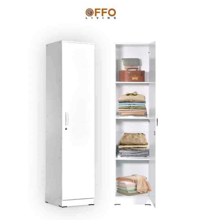 Lemari Putih Satu Pintu LP Dominic