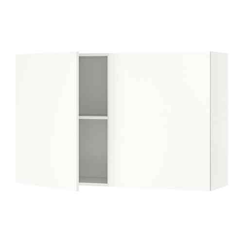 KNOXHULT Wall cabinet with doors, white, 120x75 cm