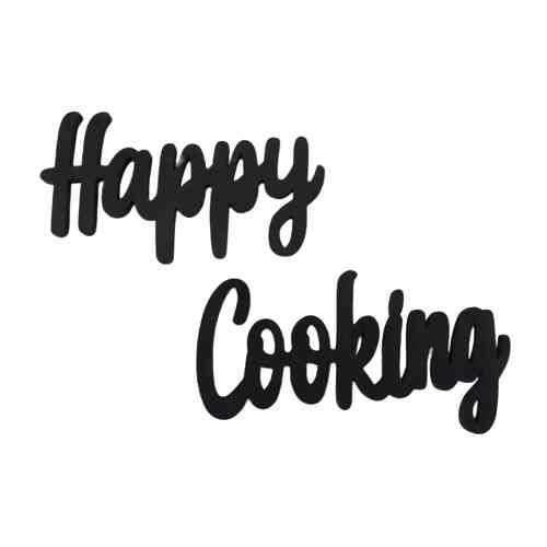 Walldecor happy cooking