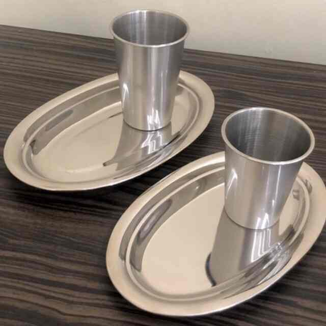 Piring Stainless Steel Oval