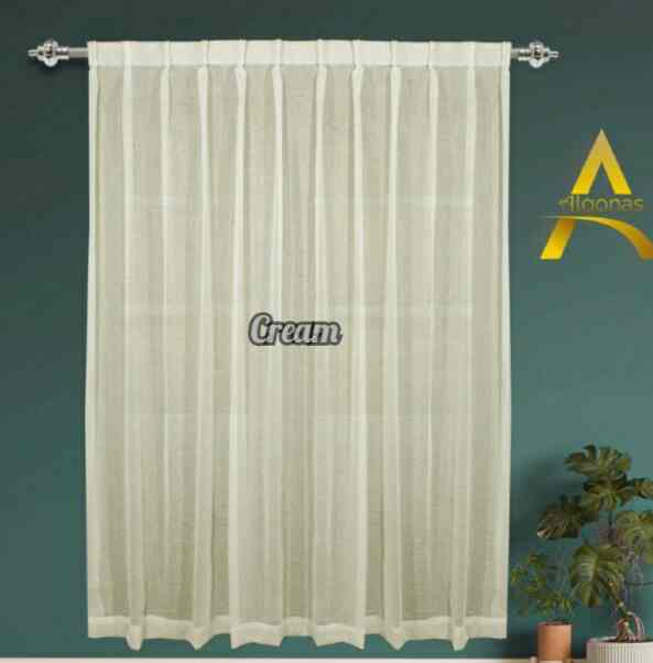 VITRASE gorden jendela polos tebal