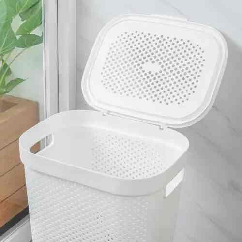 Keranjang Laundry 44x35.5x57.5 cm - Putih