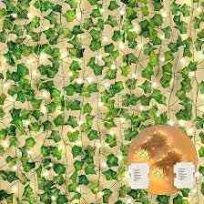 Fake Vines with 200 LED String Lights