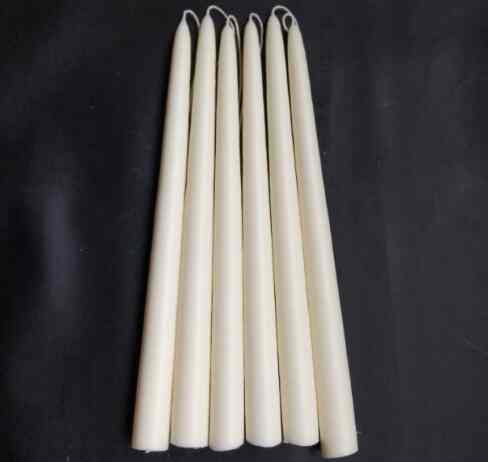 Taper Candle Broken White