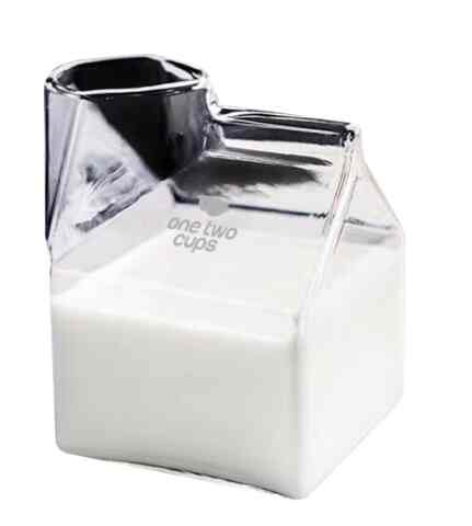 Gelas Kaca Milk Box 300ml