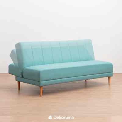 SAKA Sofabed Teal/Abu-abu