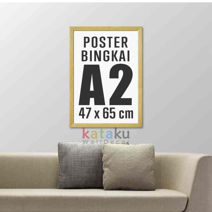 Poster Bingkai Ukuran A2