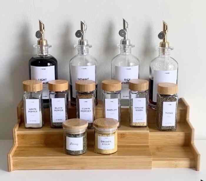 3-Tier Expandable Bamboo Rack