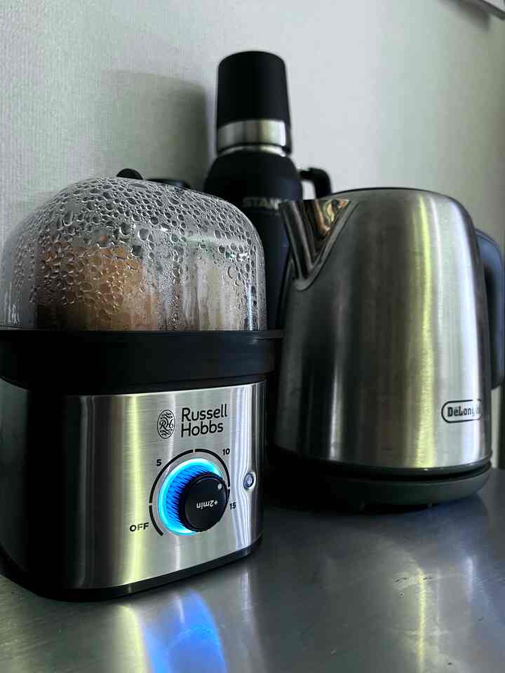 russell hobbs のスチームクッカーを購入しました。お鍋不要、ほったらかしでゆで卵や蒸し野菜ができちゃうなんて💆‍♀️

#russellhobbs
#steamcooker
#delonghi
#デロンギ