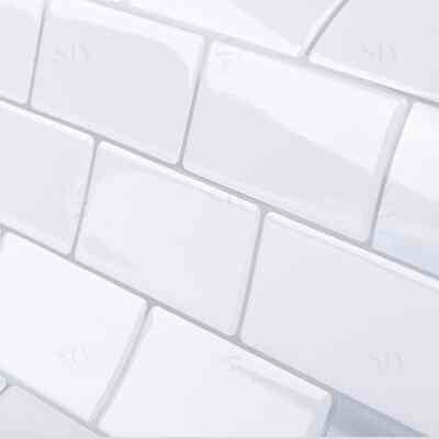 Stiker backsplash 3D