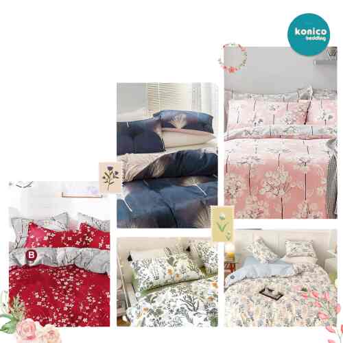 Sprei BedcoverKatun Motif Bunga