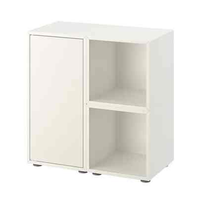 EKET Cabinet combination with feet, white, 70x35x72 cm