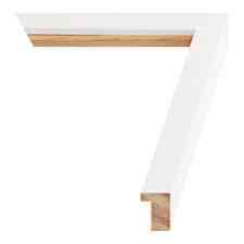 Basics Small White Wood Picture Frame