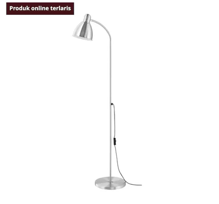 LERSTA Lampu baca, aluminium