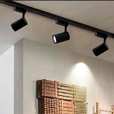 Paket Lampu Sorot 1 set isi 3 Lampu + Rel 1M