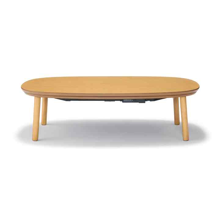 楕円こたつ ナチュラル