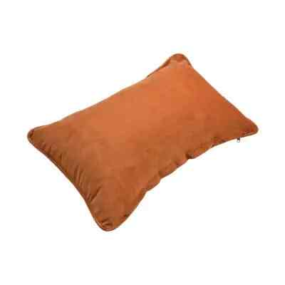 Cushion Sarung Bantal Sofa Velvet - Burnt Oranye