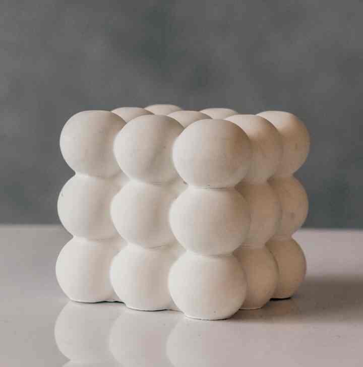 Bubble Concrete - White