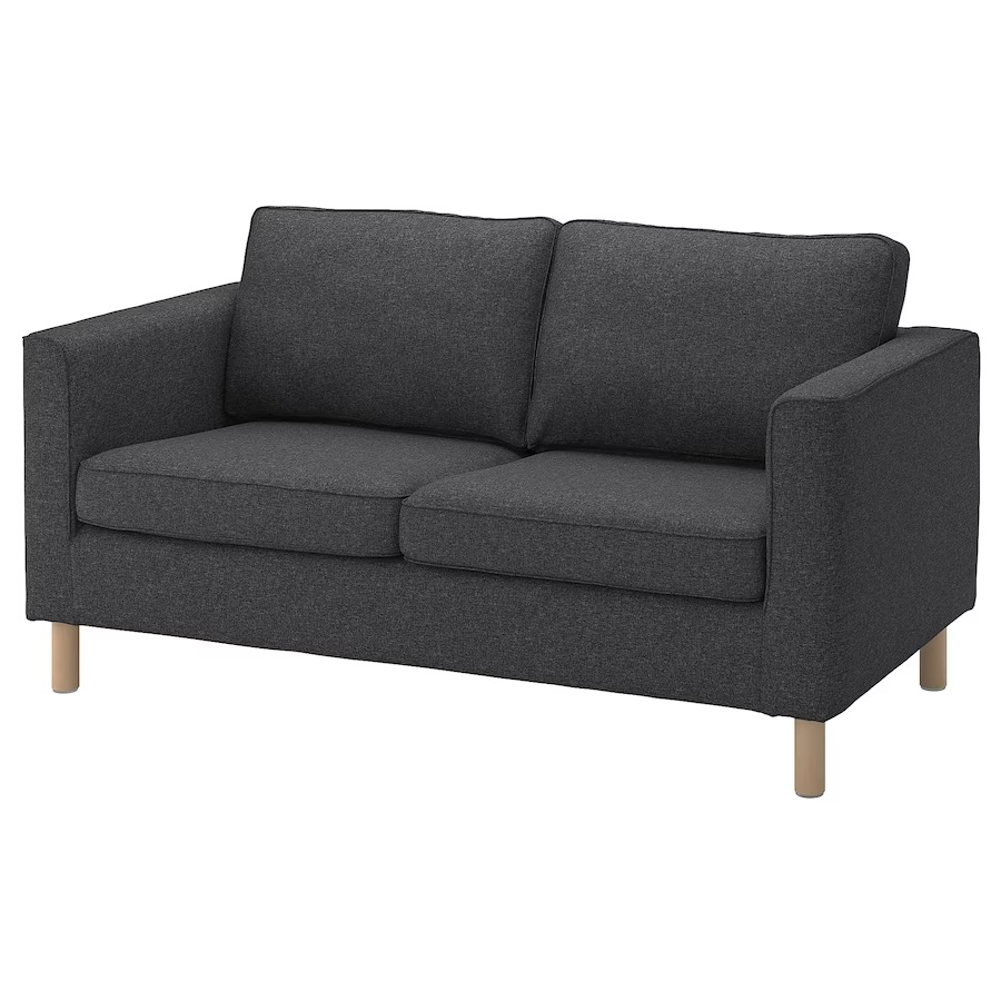 IKEA PÄRUP ペルプ 2人掛けソファ ダークグレー 家具 IKEA PÄRUP ペルプ 2人掛けコンパクトソファ | リビング | Ohouse