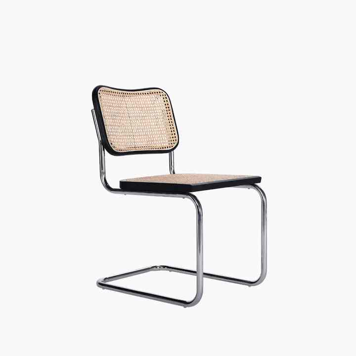 チェスカアームレスチェア ブラック マルセル・ブロイヤー
