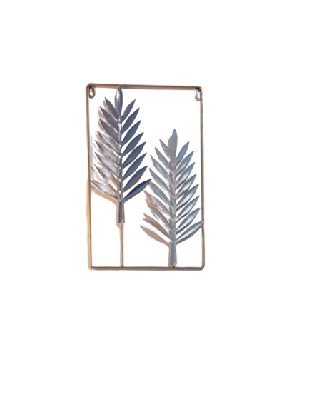 Hiasan Dinding Besi Leaf