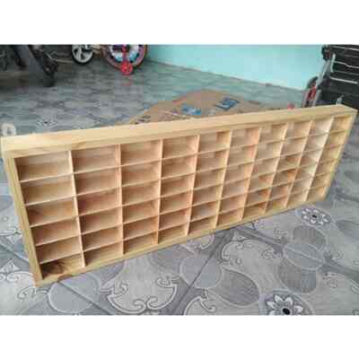 Rak Hotwheels Kayu
