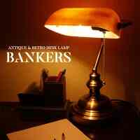 バンカーズランプ レトロ アンティーク