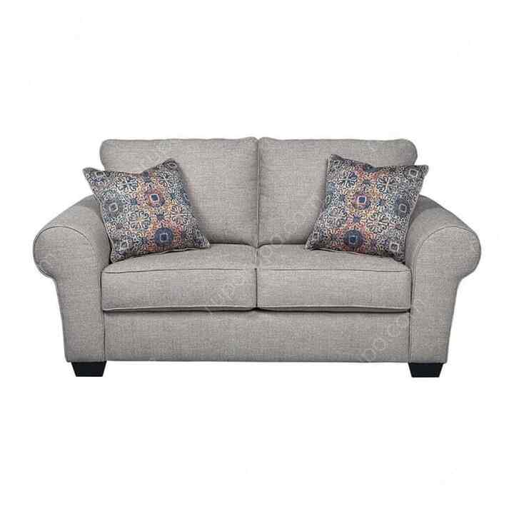 Ashley Belcampo Sofa Fabric 2 Seater - Abu-abu
