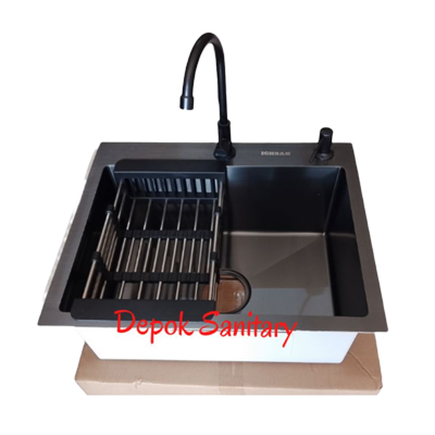 Sink black stainless 5243