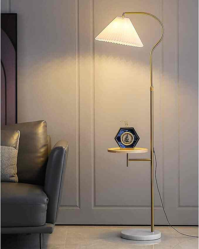 プリーツ フロアランプ【2colors】