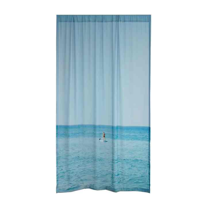 marine blue curtain カーテン
