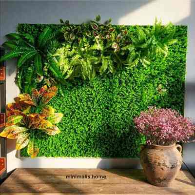 Rumput dinding sintetis