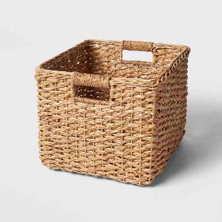 Braided Seagrass Crate