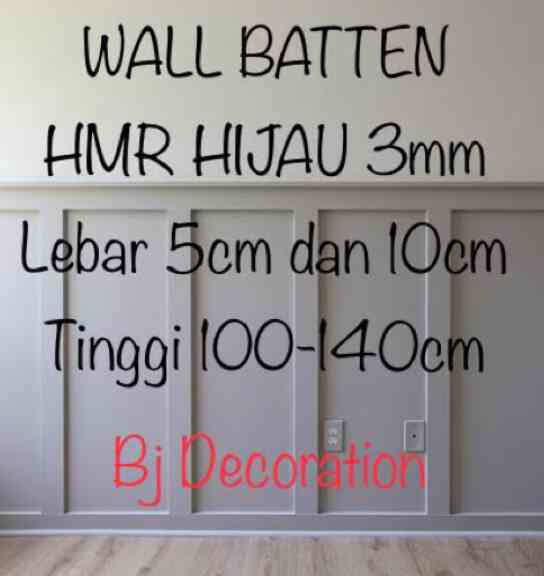 WALL BATTEN HMR 3mm 100cm-140cm