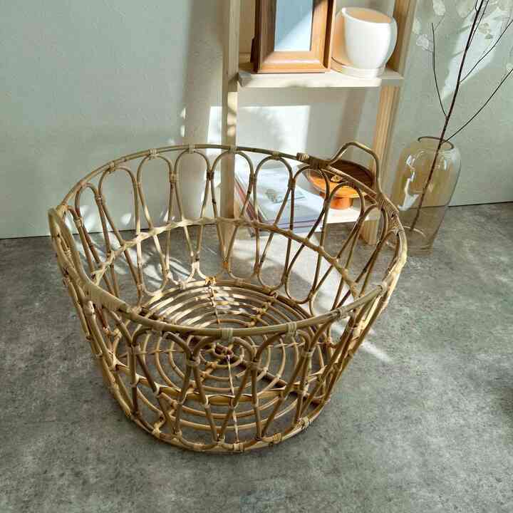 ラタン バスケット