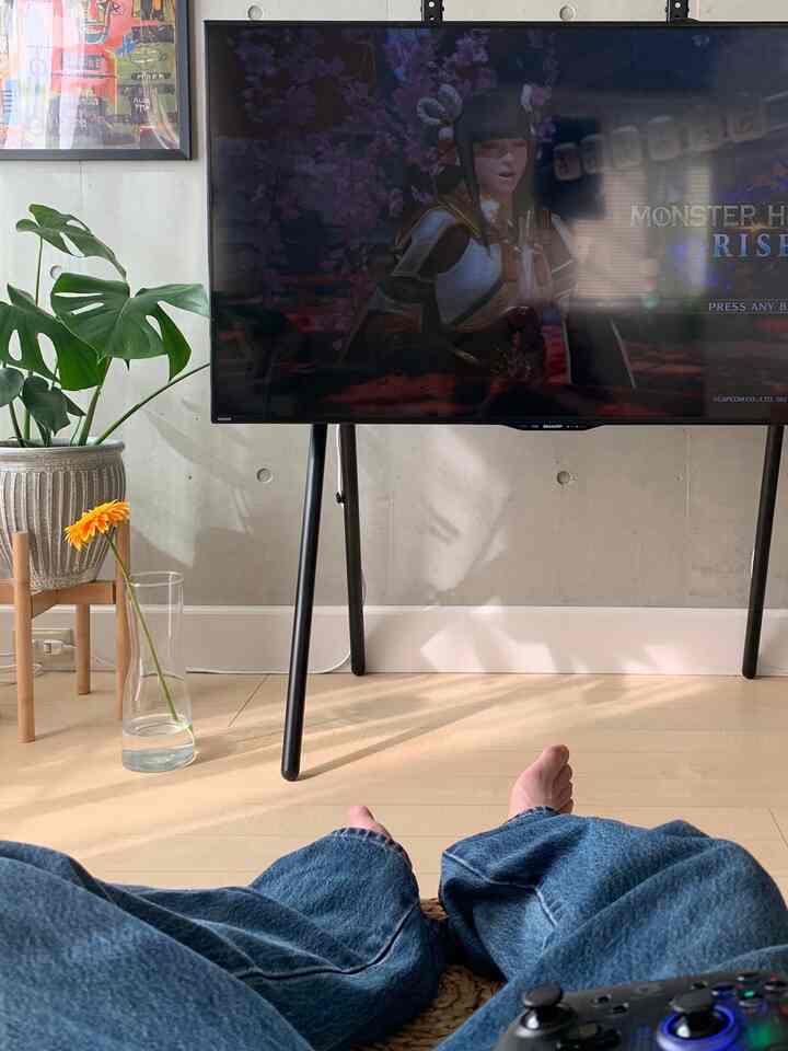 モンハンNOWやってますか？
電車で各駅止まるごとにやってます笑

夏の思い出のkamome fanと一緒に。


#観葉植物 #NITORI #ニトリ #40平台インテリア  #二人暮らし #kamomefan #扇風機  #夏のインテリア 　