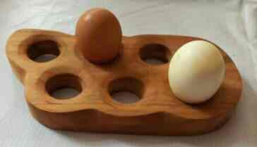 Tempat telur kayu jati