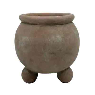 13 Cm Pot Tanaman Semen - Cokelat Terracota