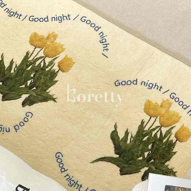 チューリップ英字ロゴサイドカーペット