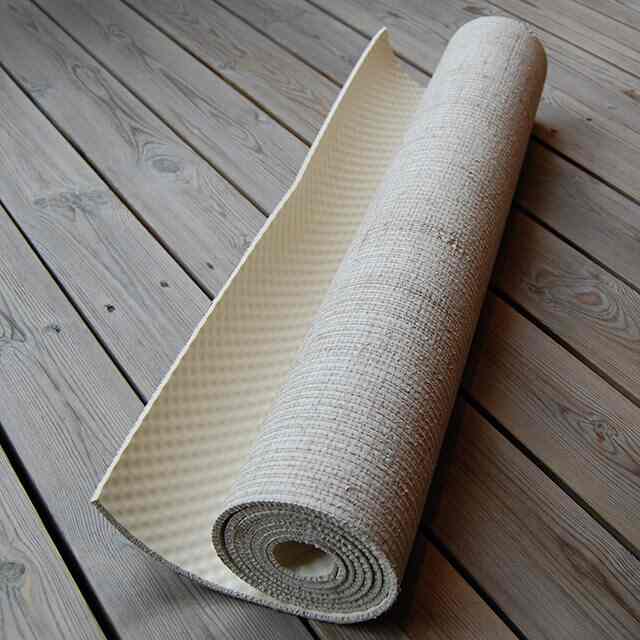 ジュートヨガマット　4mm　ナチュラル