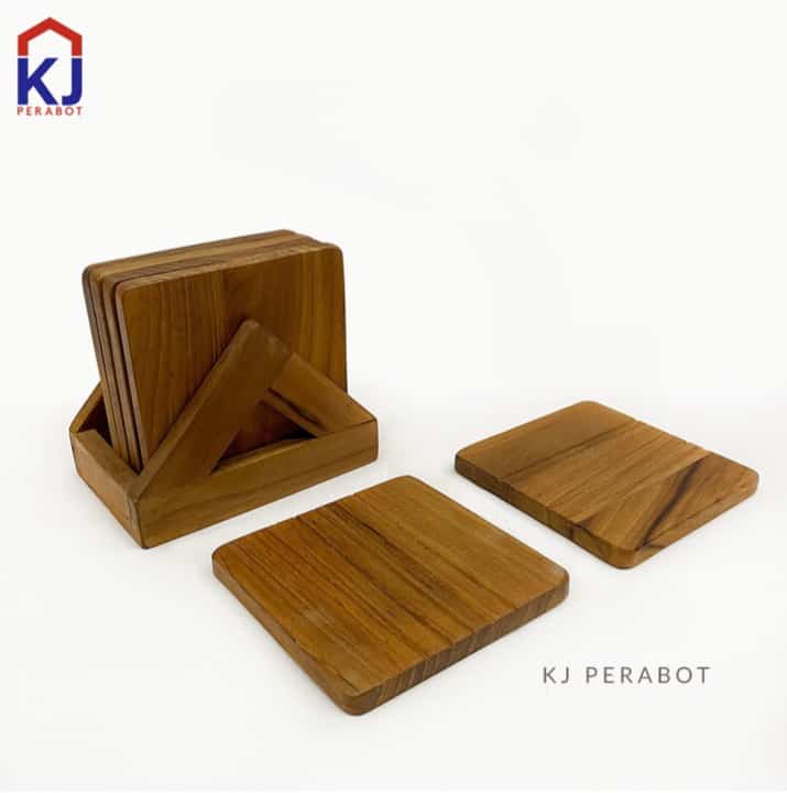 DKY Coaster Set - Plain Kotak