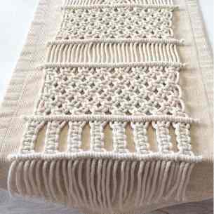 Macrame Table Runner