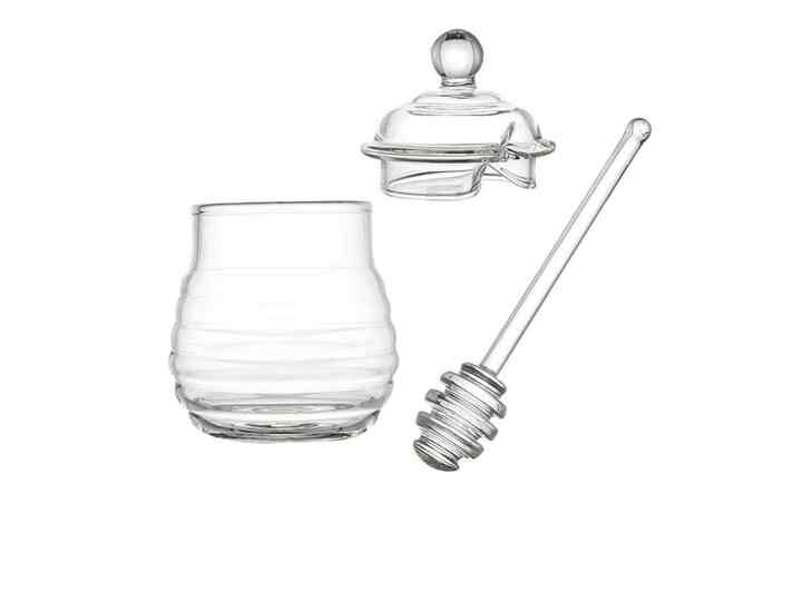 Gelas Tempat Madu dan Selai S2083, 250ml, Transparan