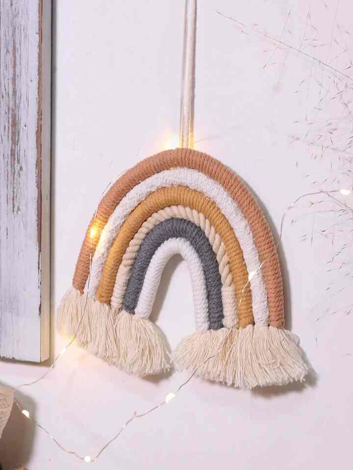 編み込み レインボー 壁掛け