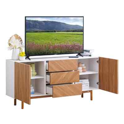 Crossby Rak Tv High Stand - Cokelat